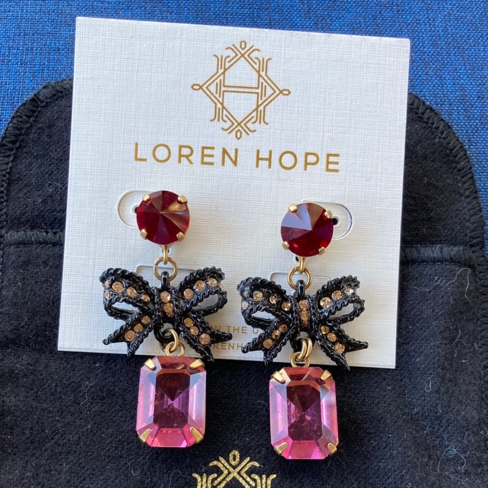 LOREN HOPE Bow Earrings